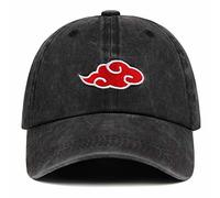 Roffatide Anime Naruto Casquette de Baseball Hommes Brodé Chapeau de Baseball Réglable Coton Lavé Papa Chapeau