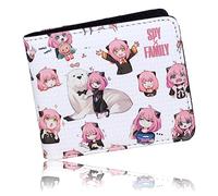Roffatide Anime Spy×Family Portefeuille de Voyage en Faux Cuir Portefeuilles à Monnaie Portefeuille Mince à pli Unique