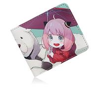 Roffatide Anime Spy × Family Wallet Anya Bond forger Portefeuille Multifonctionnel en Similicuir Slim pour Hommes et Femmes