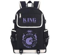 Roffatide anime the Seven Deadly Sins sac à dos pour ordinateur portable avec port de charge USB Sloth rucksack sac à dos imprimé pour hommes et femmes sac à dos Twilight Graphic Travel York