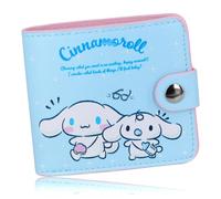 Roffatide Cartoon Cinnamon Porte - Monnaie Femmes Similicuir Double Fold Voyage Porte - Monnaie Porte - Monnaie Slim Single Fold Porte - Monnaie