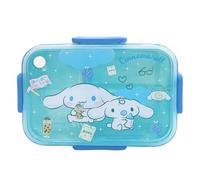 Roffatide Cartoon mignon cannelle poudre impression tout - en - un Bento box avec cuillère kawaii 4 Point Lock Lunch Box pour collations de fruits alimentaires