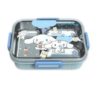 Roffatide dessin animé mignon Cinnamon couleur Print One Piece Bento Box kawaii quatre points Lock Lunch Box FOOD FRUIT snack container
