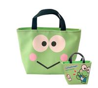 Roffatide Kero Keroppi Sac à lunch pour le travail Boîte à lunch isolante réutilisable,Récipient de voyage pour pique-nique Sac isotherme thermique pour femmes A