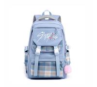 Roffatide KPOP Stray Kids sac à dos nouveau semestre pour garçons filles sac à dos de grande capacité pour les fournitures scolaires pour la randonnée Voyage Bleu C