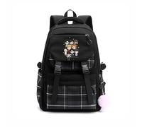 Roffatide KPOP Stray Kids sac à dos nouveau semestre pour garçons filles sac à dos de grande capacité pour les fournitures scolaires pour la randonnée Voyage Noir D