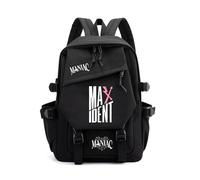 Roffatide KPOP Stray Mochila Merch Skz para niños y niñas con múltiples compartimentos Regalo para fans Stay negro D