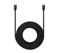 RoFI Câble USB C vers USB C 4,6 m Câble d'alimentation 60 W Extra long et extrêmement durable Type C Compatible avec MacBook Pro/iPad Pro/Galaxy S20/Switch/Pixel/LG et autres chargeur USB C Noir