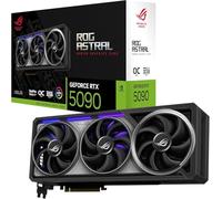 ROG Astral GeForce RTX 5090 OC 32G GDDR7 Gaming Graphics Card - PCIe 5.0, 2610MHz Boost Clock, 2 x HDMI 2.1b, 3 x DP 2.1b, 4-Fan Design, Axial-Tech Fans, Patented Vapor Chamber