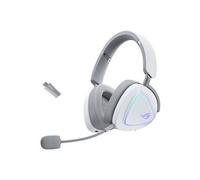 ASUS ROG Delta II - Micro-casque - circum-aural - fréquence/Bluetooth radio de 2,4 GHz - sans fil - jack 3,5mm