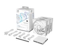 ROG Eurux GR120 ARGB White Edition - Pack de 3 Ventilateurs PWM 120 mm,