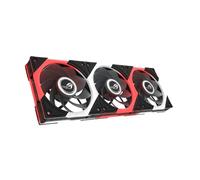 ROG EURUX GR120 Ventilateurs ARGB REVERSE, Pack de 3, Noir