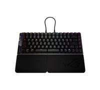 ASUS Clavier Gaming ROG Falcata 75% QWERTY US – USB, RF sans fil, Bluetooth – Noir