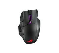 ASUS ROG Spatha X - Souris gaming sans fil (base de chargement magnétique, 12 boutons programmables, 19000 DPI, socket Push-Fit exclusif pour switches, Micro Switches, Paracord, Aura Sync RGB)