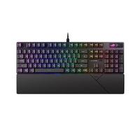 ROG Strix Scope II RX - Clavier - 96% - rétroéclairé - sans fil - 2.4 GHz, Bluetooth 5.1, USB - QWERTY - US - commutateur : optique mécanique ROG RX