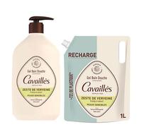 Rogé Cavaillès Gel Bain Douche Zeste de Verveine 1L + Eco-Recharge 1L