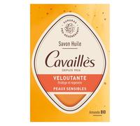 ROGE CAVAILLES - Savon Doux Corps Soin et Douceur pour Peaux Sensibles, Huile d’Amande Bio Veloutée 100g - Lot De 3
