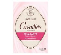 ROGE CAVAILLES - Savon Solide Soin Apaisant pour Peaux Sèches, Crème Douceur à l’Amande Bio, 100g - Lot De 3
