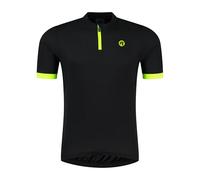 Rogelli Core - Maillot de Cyclisme à Manches Courtes - Homme | 3 poches arrière - Respirant - Col rond - Zip court - 3 poches arrière - Manches courtes - Température 15 - 30 °C