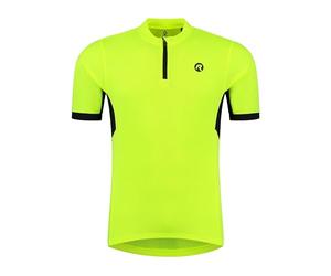 Rogelli Core - Maillot de Cyclisme à Manches Courtes - Homme | 3 poches arrière - Respirant - Col rond - Zip court - 3 poches arrière - Manches courtes - Température 15 - 30 °C
