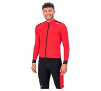 Rogelli Core Maillot Manches Longues Velo Homme, Rouge, Taille S