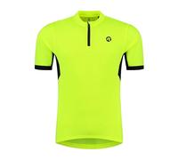 Rogelli Maillot Cyclisme Homme, Manches Courtes, Vélo Jersey, Fluor/Noir, Core, L