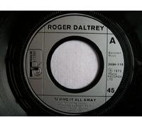 ROGER DALTREY Giving It All Away 7"