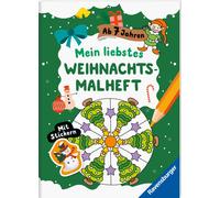 Roger De Klerk Stefan Lo Mein liebstes Weihnachtsmalheft mit Stickern ab (Poche)