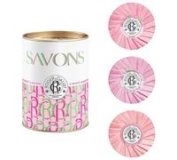 Roger & Gallet Assortiment 3 Savons 100 g - Rose, Feuille de Thé, Rose Thé