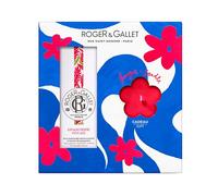 Roger & Gallet Gingembre Rouge Coffret Eau Parfumée Bienfaisante 100 ml + Bougie Parfumée 85 gr Offerte
