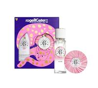 Roger&Gallet - Coffret Cadeau Noël Femme Rose - Eau Parfumée Bienfaisante 30 ml + Savon 100 g Offert - Idée Cadeau Femme aux Notes de Rose, Mandarine et Muscs