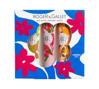 Roger & Gallet - Coffret Cadeau Trio Crèmes Mains Bienfaisantes 3x30 ml - Fleur d’Osmanthus, Gingembre Rouge & Bois d’Orange - Cadeau femme - Hydratation, douceur et senteurs envoûtantes