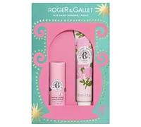 Roger Gallet Coffret de Noël Rose Crème Mains 30 ml + Baume à Lèvres 3,5 gr