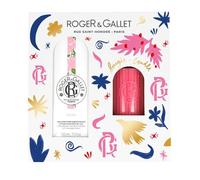 Roger & Gallet Coffret Eau Parfumée Bienfaisante Rose 100 Ml Et Sa Bougie Parfumée