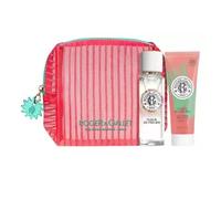 RogerGallet - Trousse Voyage Fleur de Figuier - Eau Parfumée Bienfaisante 30 ml + Gel Douche Bienfaisant 50 ml Offert - Routine Parfumée Format Voyage