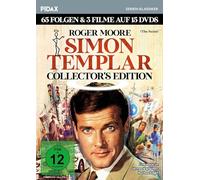 Simon Templar (the Saint) - Simon Templar The Saint Collector's Edition / 65 Folgen + 3 Filme der Kultserie mit Roger Moore erstmals in einer Box Pidax SerienKlassiker [15 DVDs]