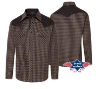 ROGER NOIR chemise Stars and Stripes western country Homme