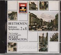 Roger Norrington - Beethoven* - The London Classical Players*, Roger Norrington - Sinfonien = Symphonies 2 & 8