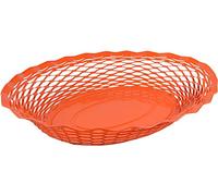 Roger Orfèvre Corbeille à pain vintage ovale orange 30×24 cm 721137