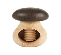 Casse-noix - ROGER ORFEVRE - Champignon - Bois naturel - Diamètre 6 cm - Hauteur 10 cm