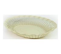 ROGER ORFEVRE Corbeille à pain 25 x 18 cm Blanc Vanille - Vintage