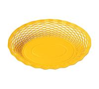 Roger Orfèvre - Corbeille à pain jaune 30x24 cm