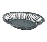 Roger Orfèvre Corbeille à pain ovale inox 25 x 18 cm
