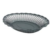 Roger Orfèvre – Corbeille à pain ovale – Inox 30 x 24 cm