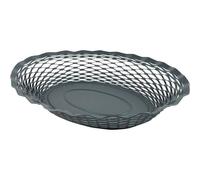 ROGER ORFEVRE - Corbeille pain Vintage ovale 25x18 cm Gris givré