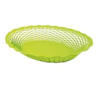 ROGER ORFEVRE - Corbeille pain Vintage ovale 25x18 cm Vert anis