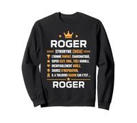 Roger personnalisé Humour Définition Prénom Roger Sweatshirt