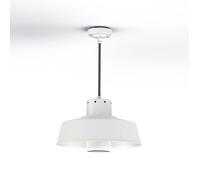 Roger Pradier Faktory N°2 Fassadenleuchte, blanc pur