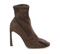 Roger Vivier - Bottines Trompette - Femme - Chaussures - Brun - Taille: 37 EU