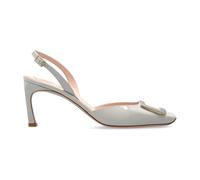 Roger Vivier - Escarpins Slingback Trompette - Femme - Chaussures - Gris - Taille: 37 EU